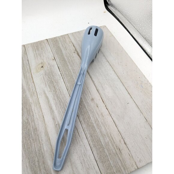 Vintage Country Blue Spaghetti Pasta Fork 11 3/4" Fork Server Spoon Nylon - Picture 4 of 8